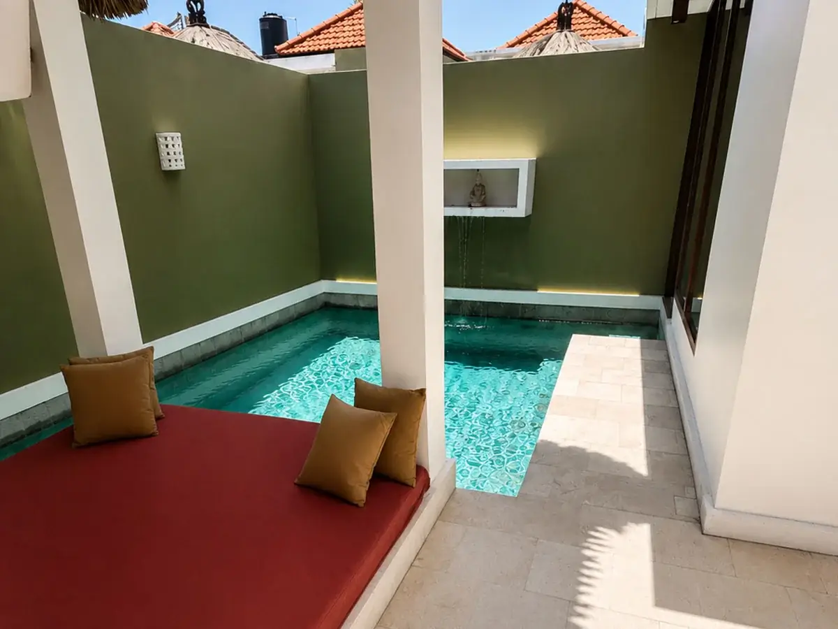 Private pool villa experience at Jas Boutique Villas Seminyak Bali